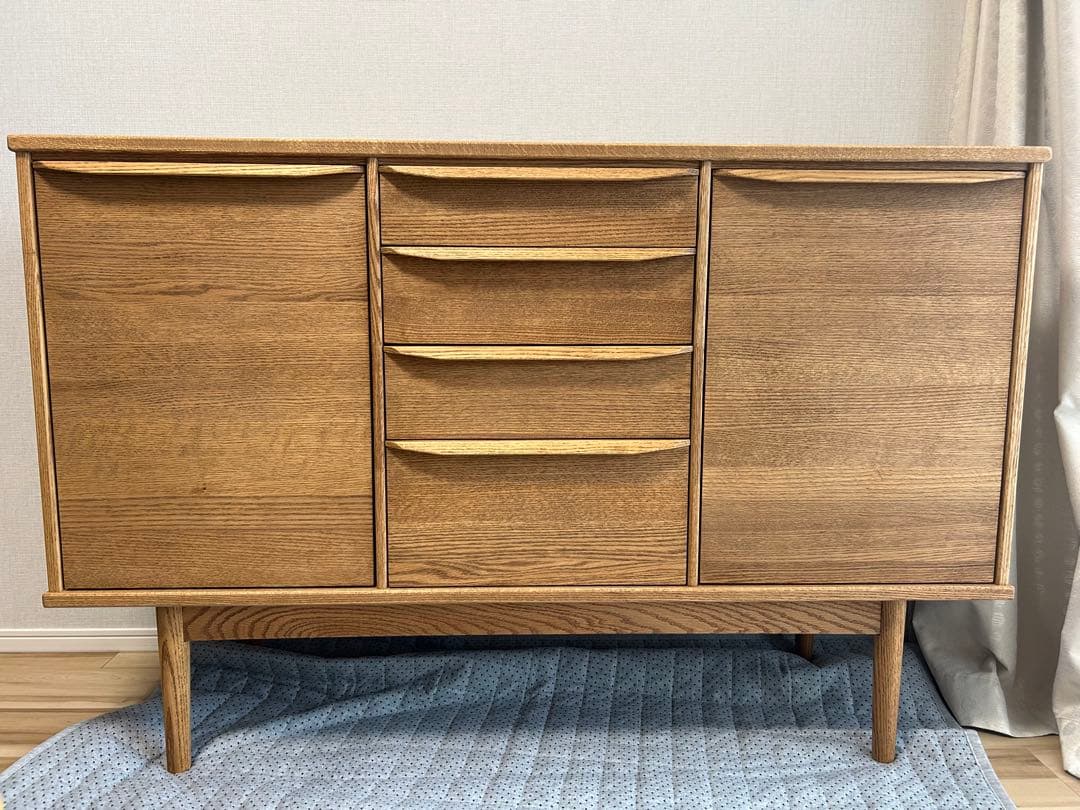 【美品】MOMO NATURAL モモナチュラル キャビネット サイドボード