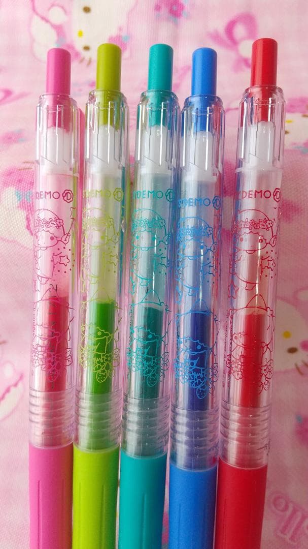 リトルツインスターズ　キキララ　SARASAクリップ 　サラサクリップ　5色