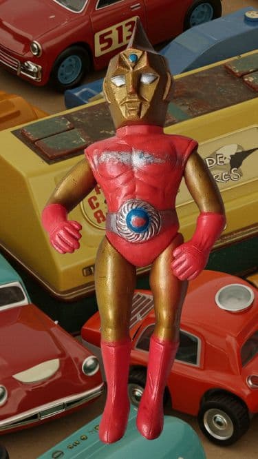 【ヴィンテージ】マスダヤ製 スペクトルマン ソフビフィギュア 26cm