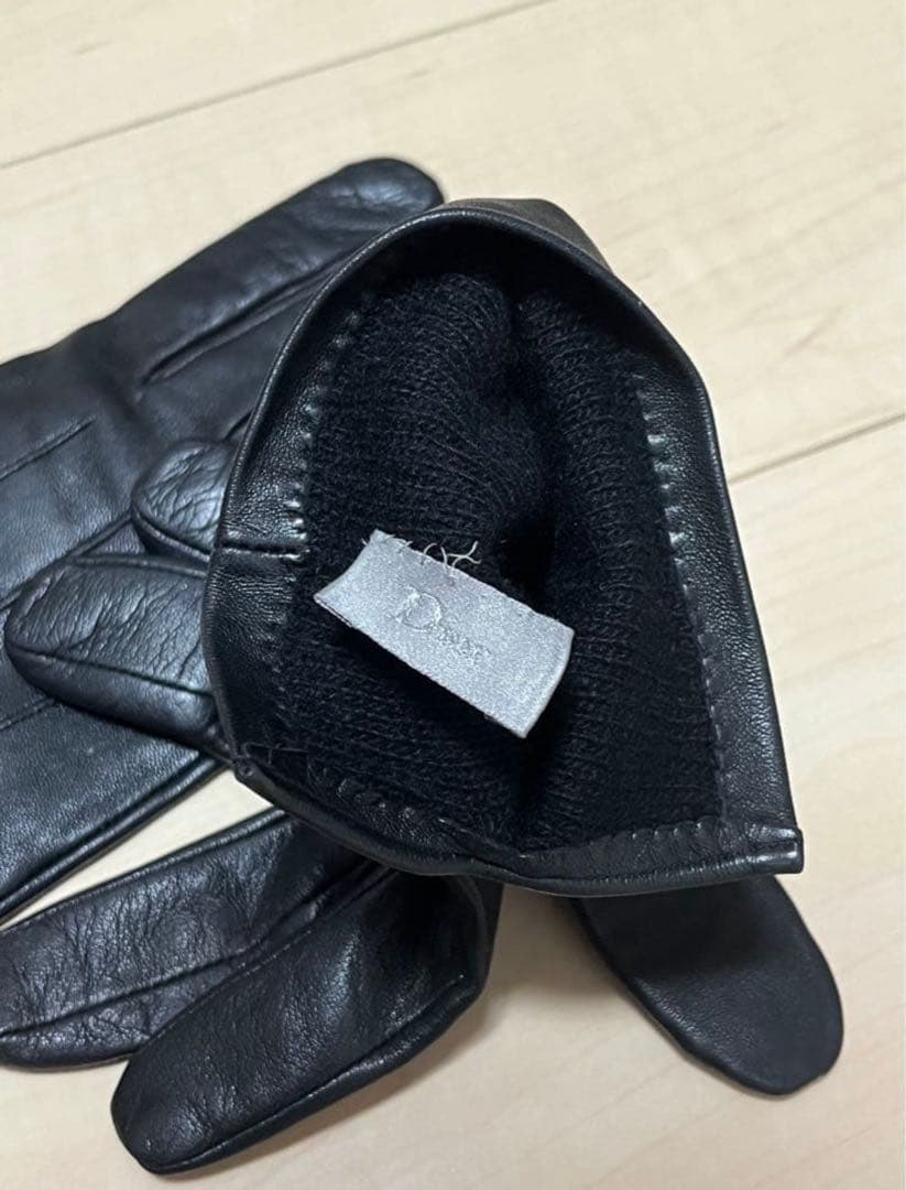DiorHomme 子羊革グローブ内装カシミヤused品