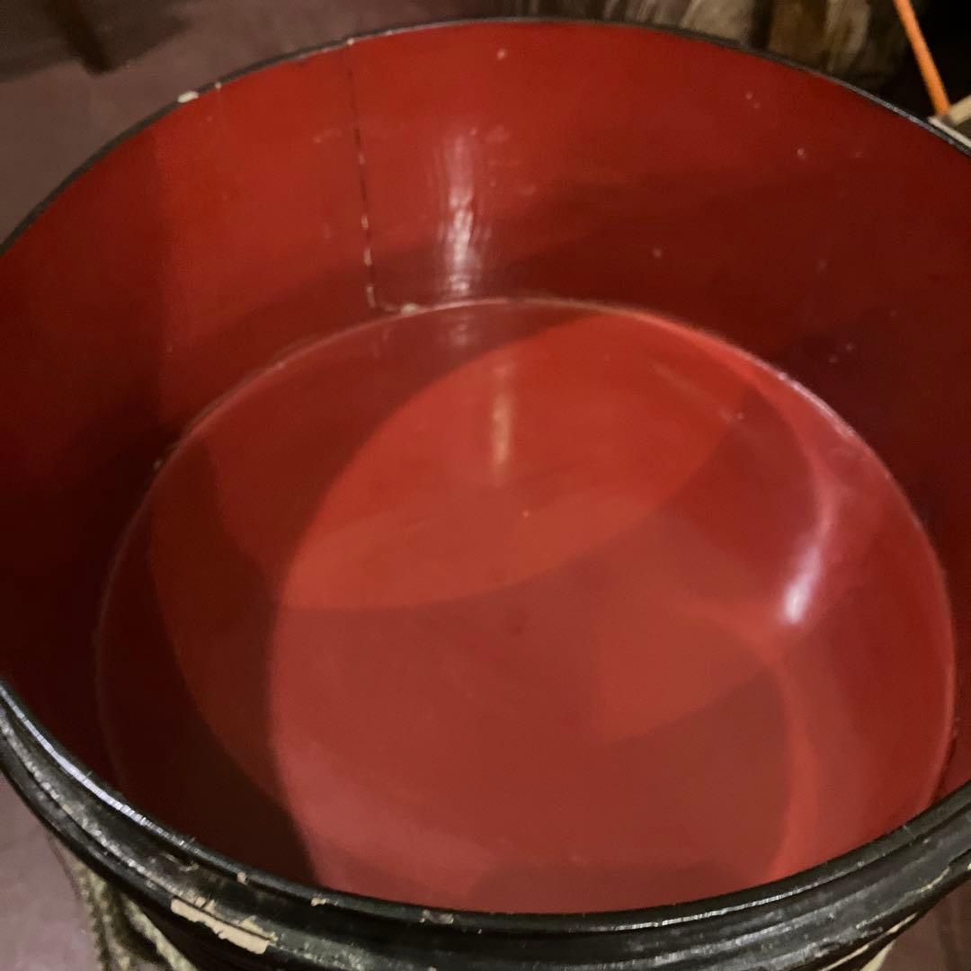 当時物　ほかい　行器　漆器　小物入れ