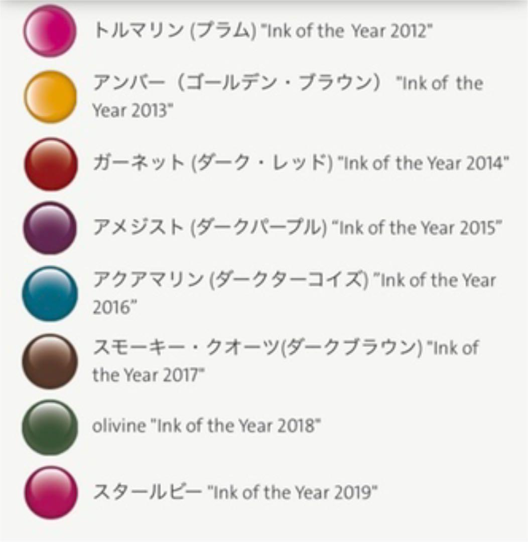 万年筆インク小分け・３ミリから・エーデルシュタイン、プラチナ、神戸インク物語