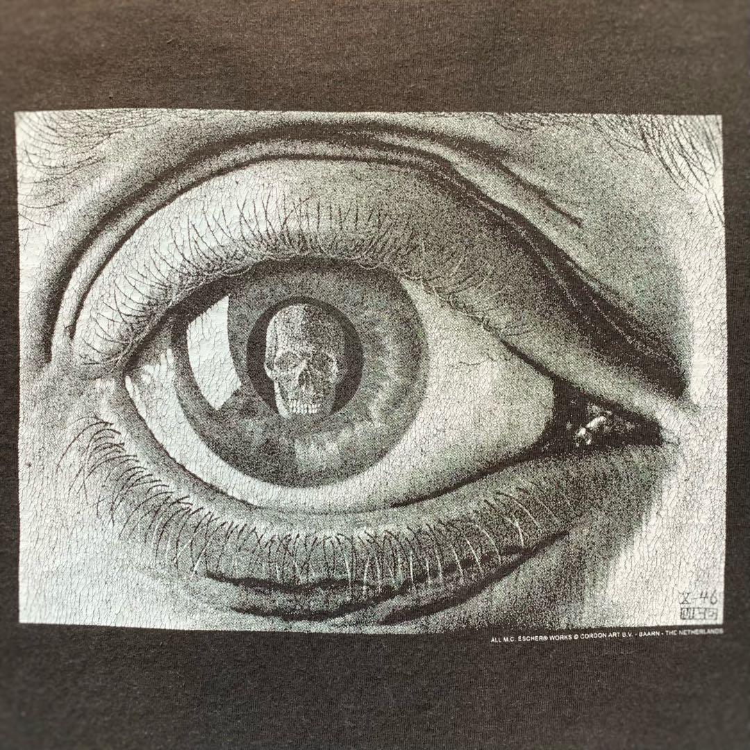 90's〜 M.C. Escher \"EYE\" T SHIRT VINTAGE