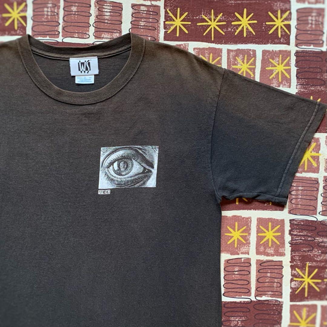 90's〜 M.C. Escher \"EYE\" T SHIRT VINTAGE