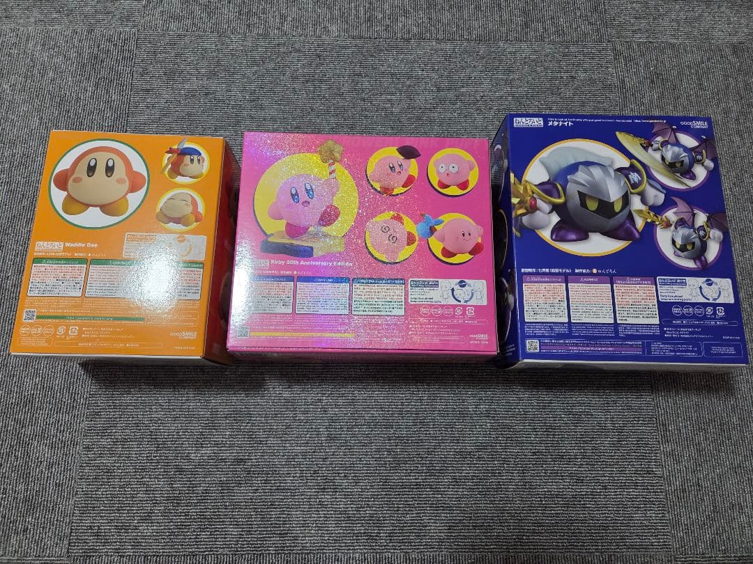 ねんどろいど　カービィ30th　ワドルディ　メタナイト　3点未開封品