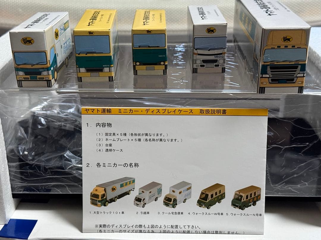 【非売品】クロネコヤマトミニカーセット(ケース付)