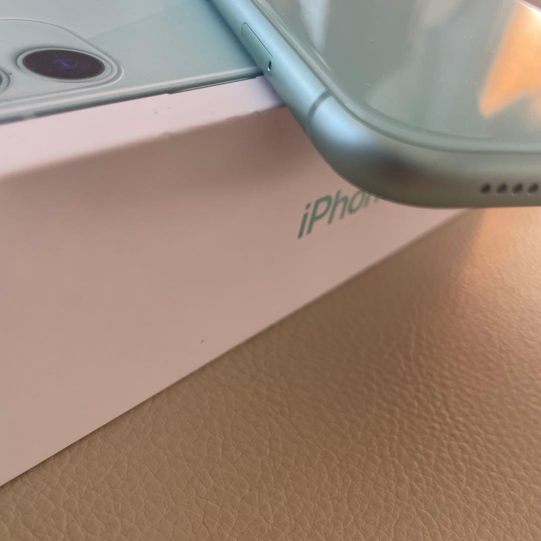 最終値下げ　iPhone11 グリーン 本体 箱付き