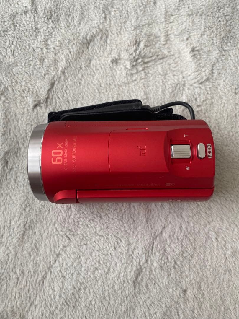 SONY HDR-CX680 ビデオカメラ 本体 レッド