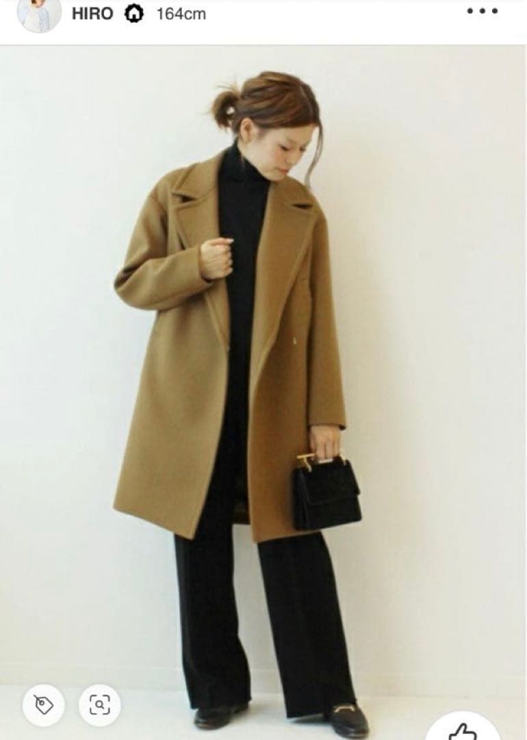 ★１月末までの出品★ Deuxieme Classe キャメル チェスターコート