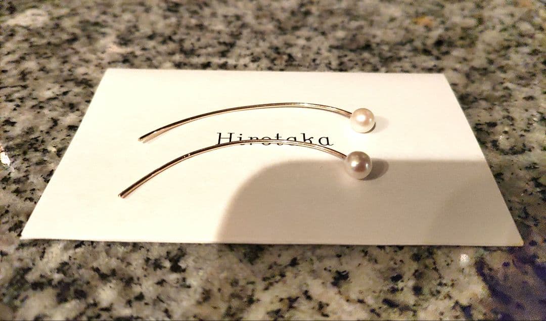 Hirotaka ヒロタカ　パール　ピアス