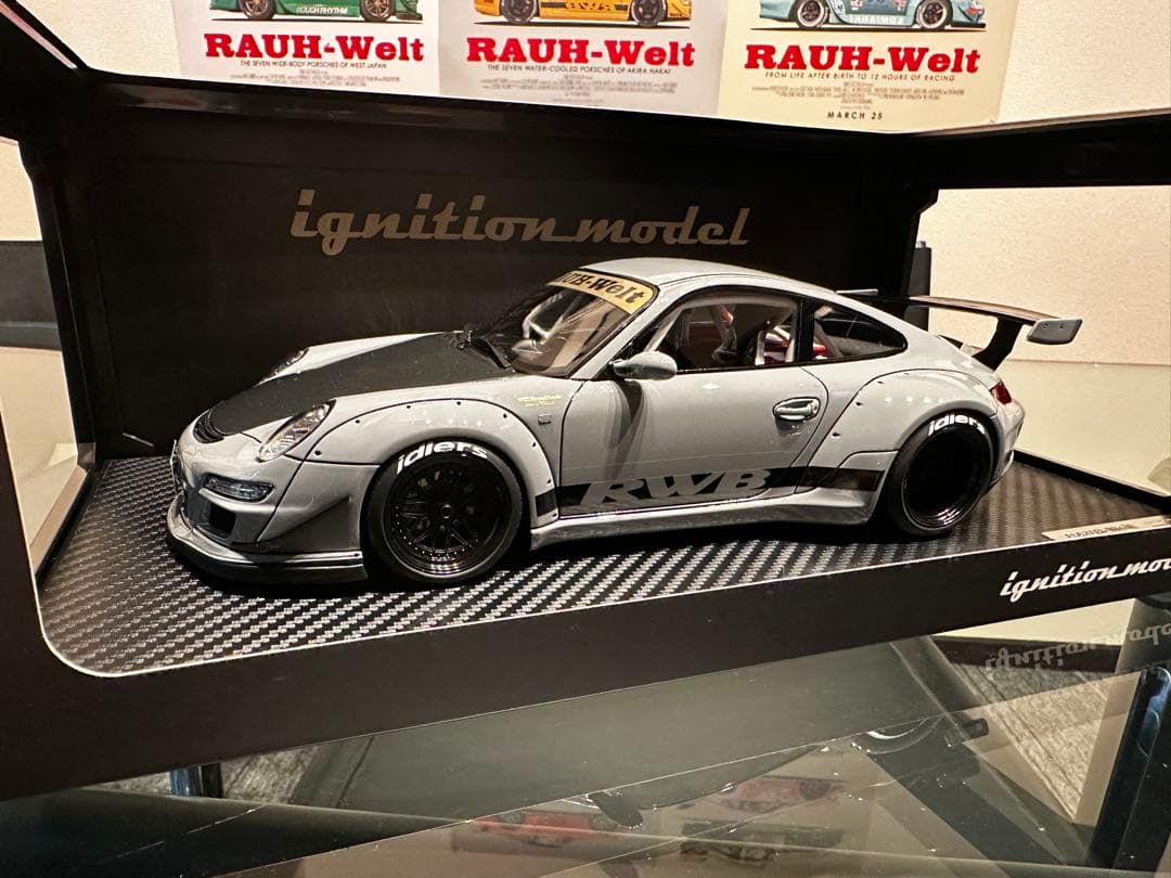 RWB997 ignition model 1/18 グレー