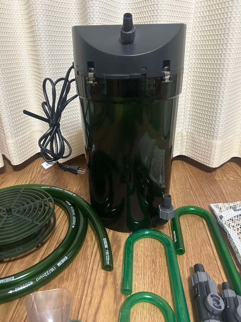 EHEIMエーハイム 2217 50Hz ダブルタップ・ろ材・新品ホース付き