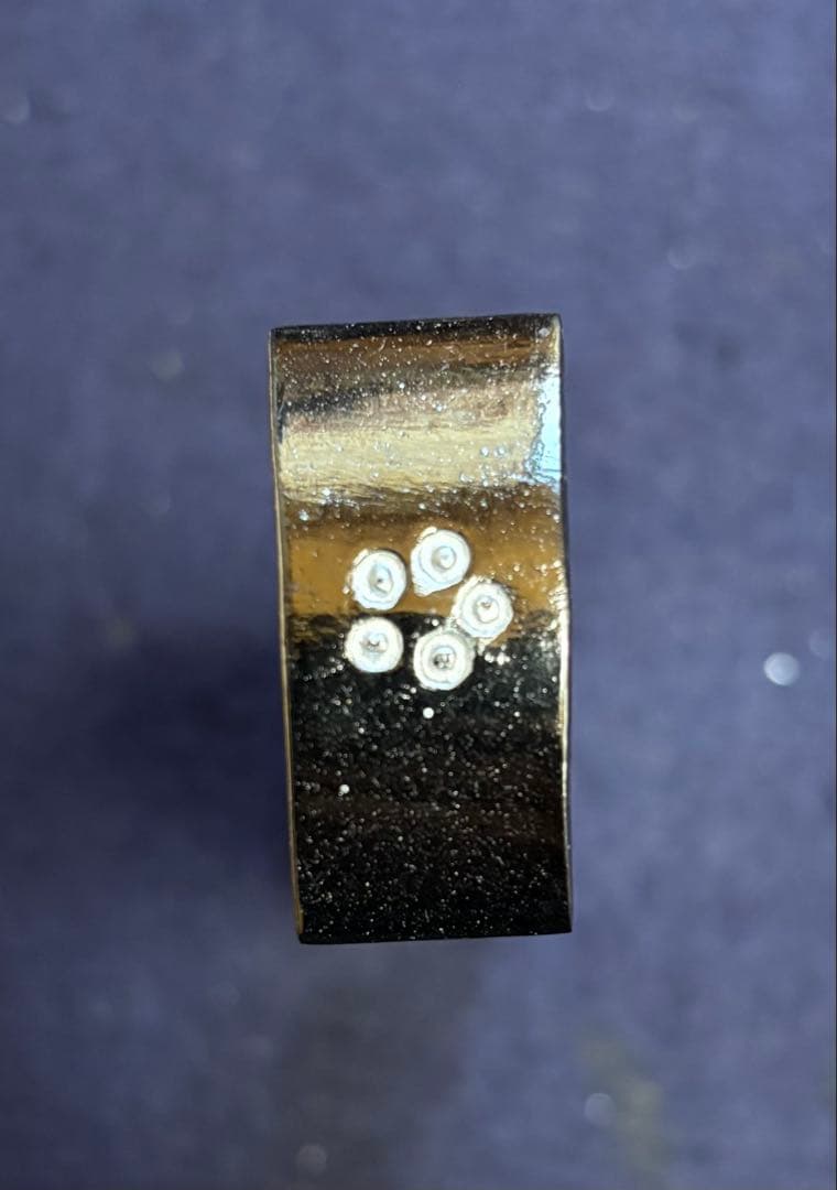 処分40年古墨　五つ星古梅園製「紅花墨」10丁型２個セットラスト　書道　検：端渓