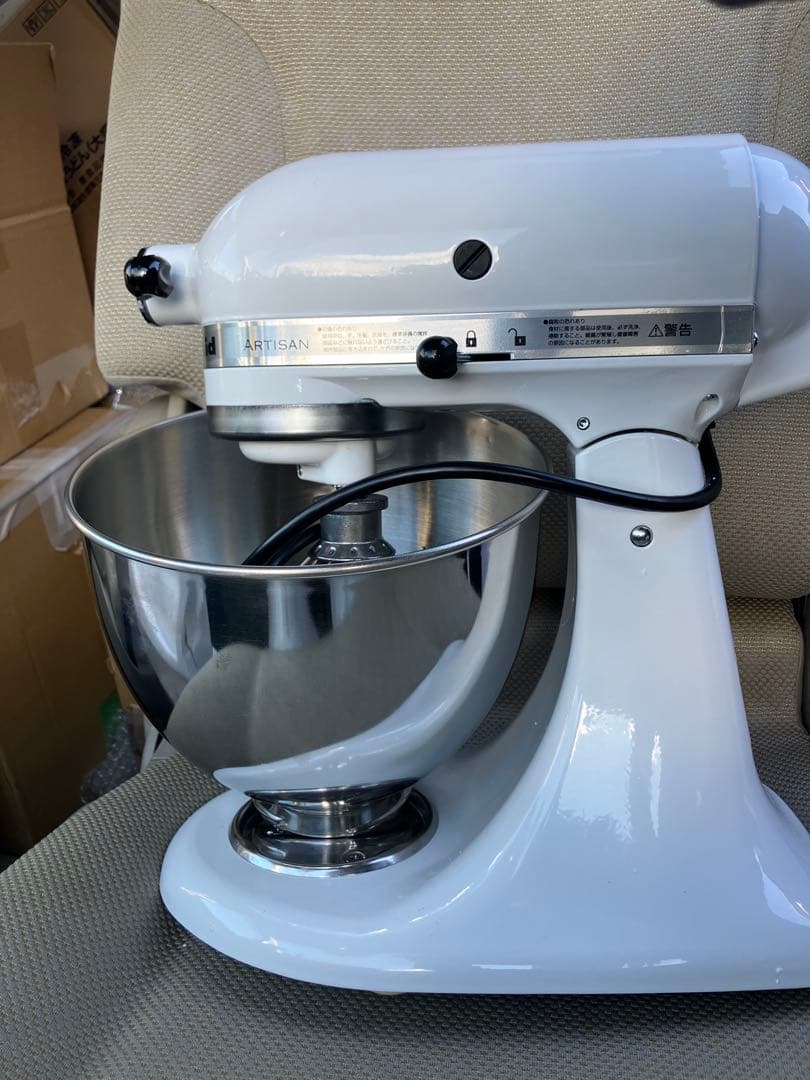 新品未使用！キッチンエイド ミキサー9KSM160(KSM150)白　正規代理店