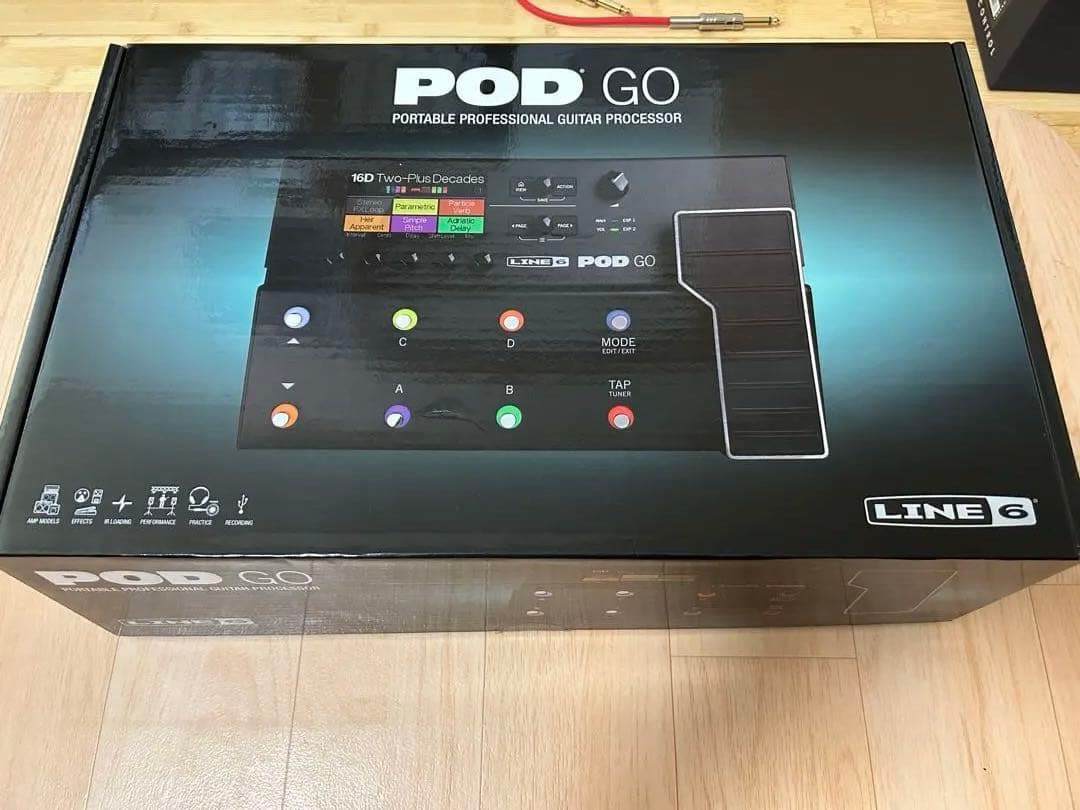 かめんだこ　LINE 6 POD GO ギターエフェクター