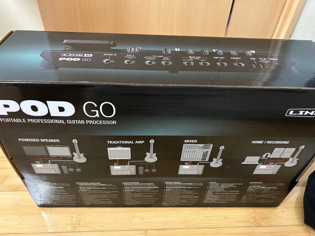かめんだこ　LINE 6 POD GO ギターエフェクター