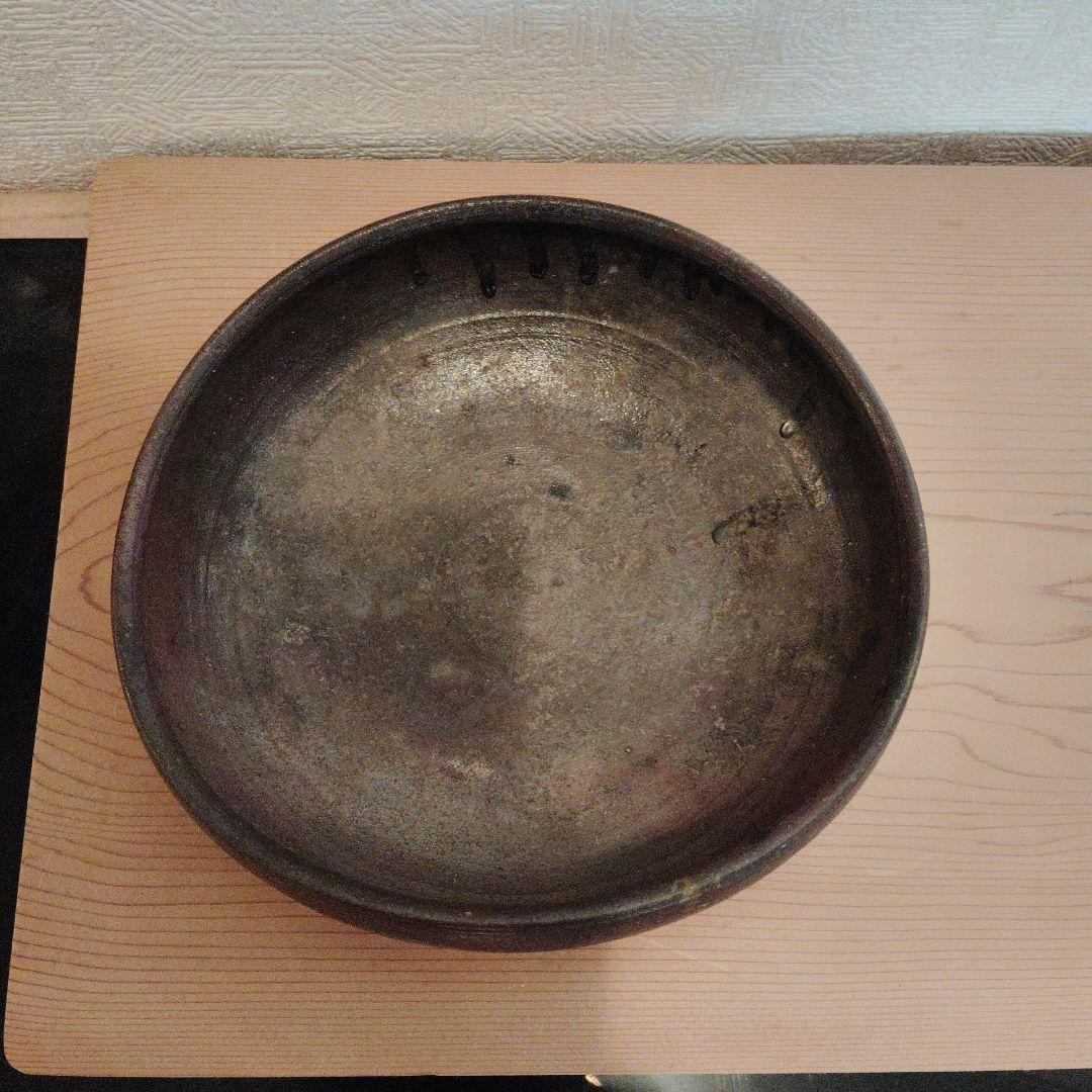 茶道具　灰器　市野信水作