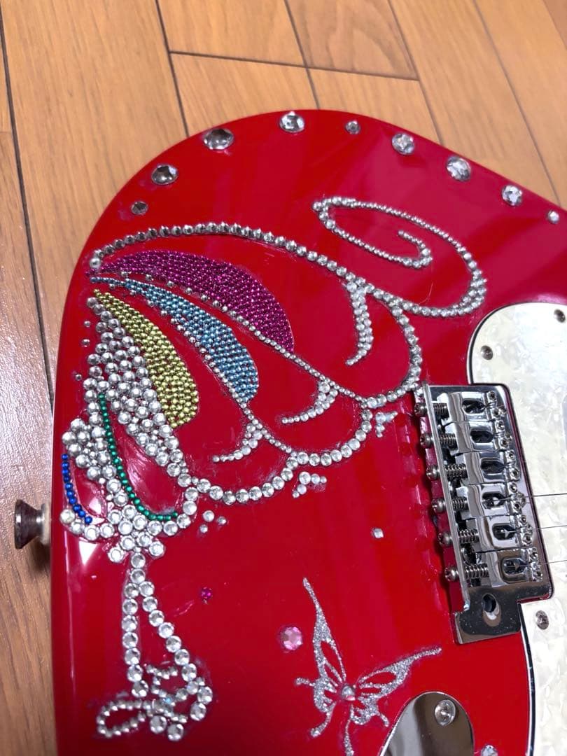 Mavis エレキギター　赤　中古品