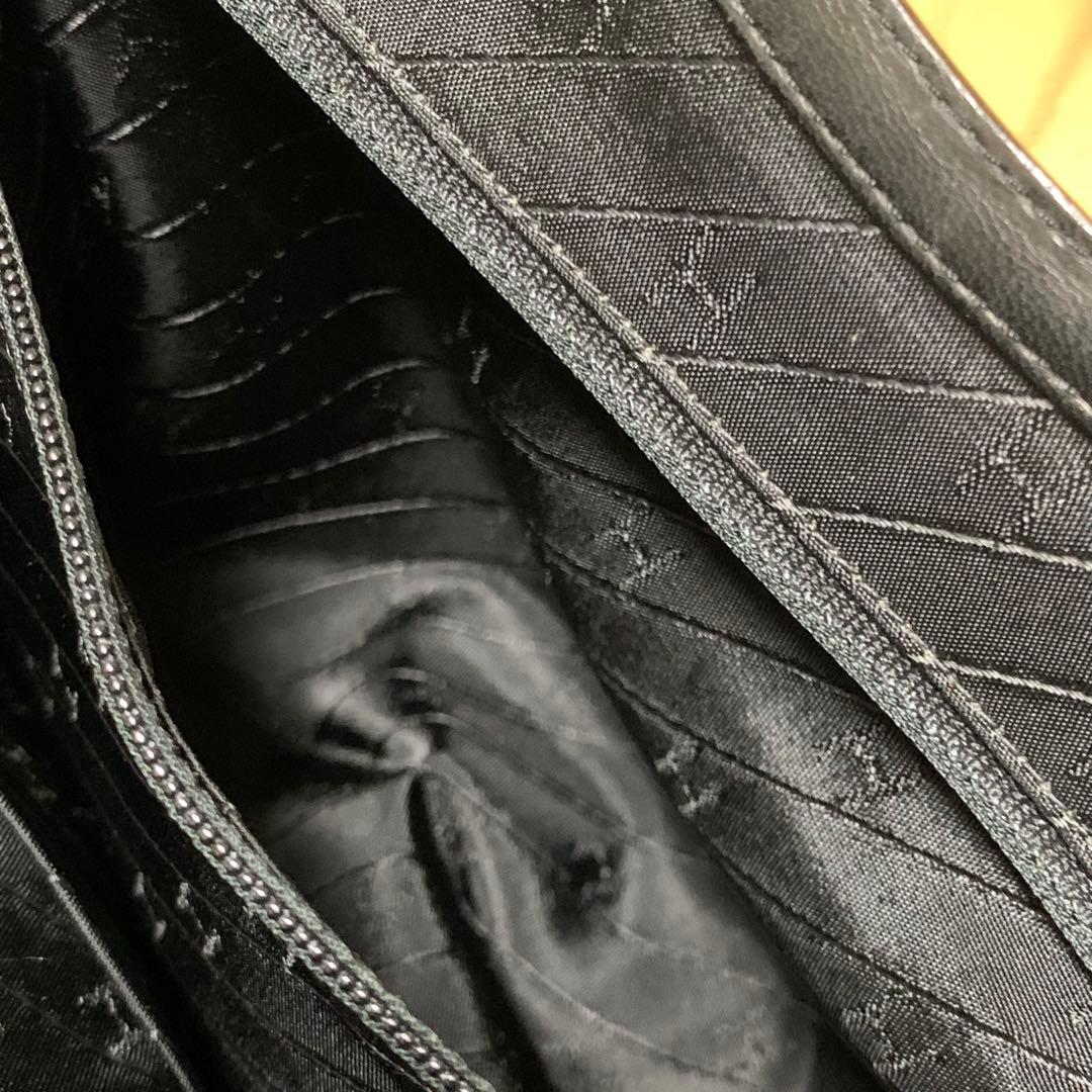 濱野 HAMANO ハマノ 天然石 ラムレザー ハンドバッグ ブラック 高級