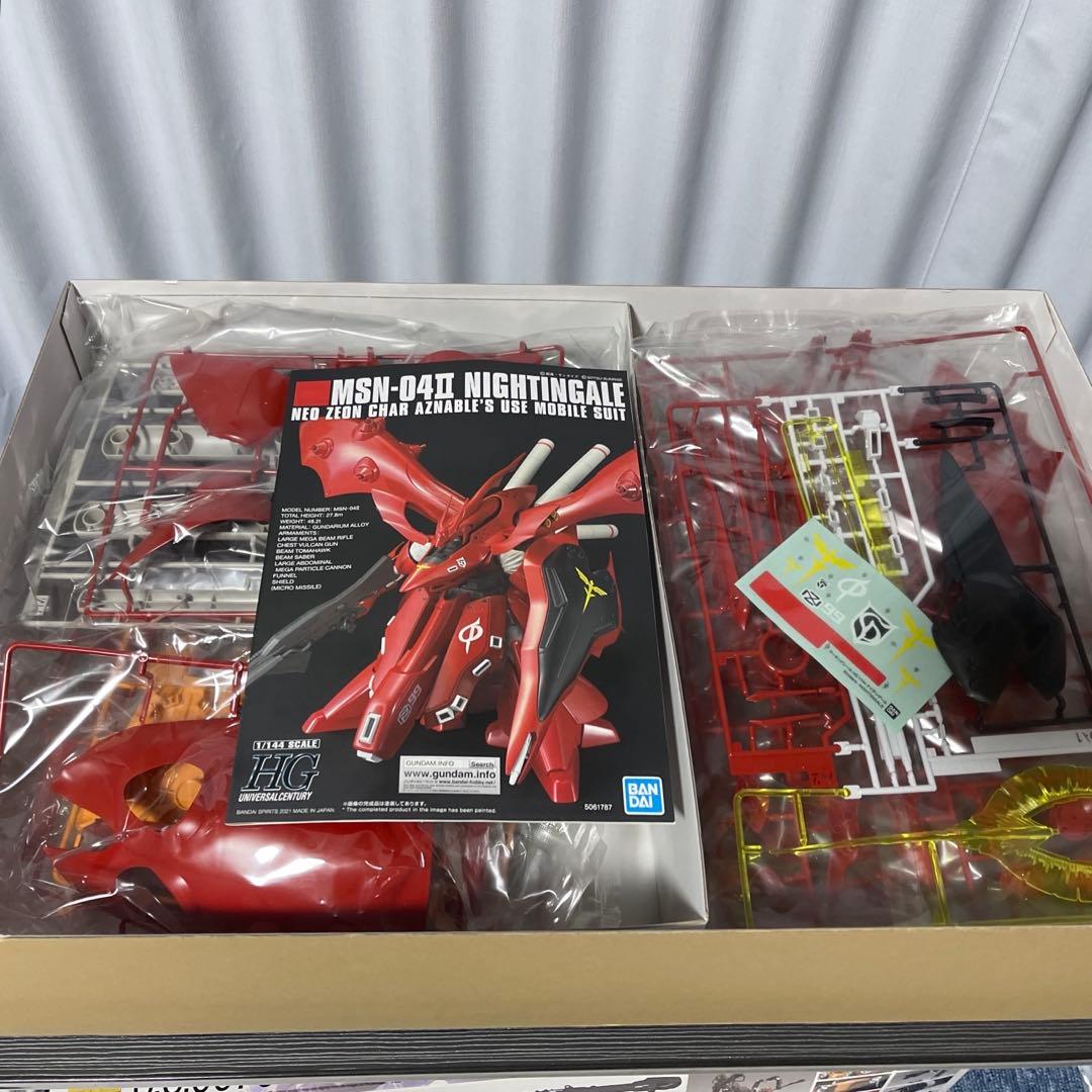 MG1/100高機動型ザクサイコ.ザクVer.Ka、HG1/144ナイチンゲール