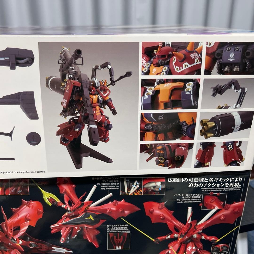 MG1/100高機動型ザクサイコ.ザクVer.Ka、HG1/144ナイチンゲール