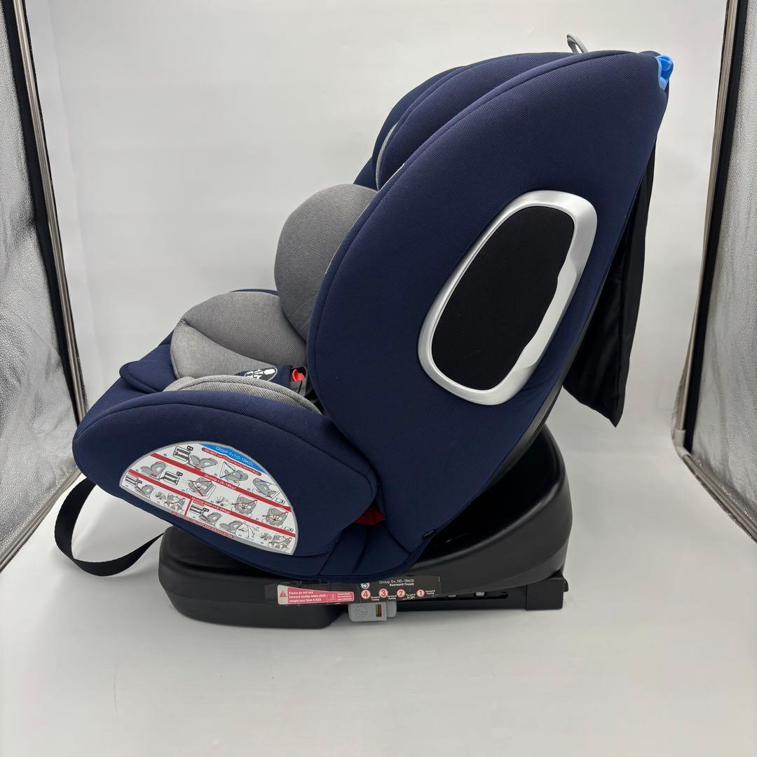極美品　アイリスプラザ ISOFIX シートベルト固定 チャイルドシート