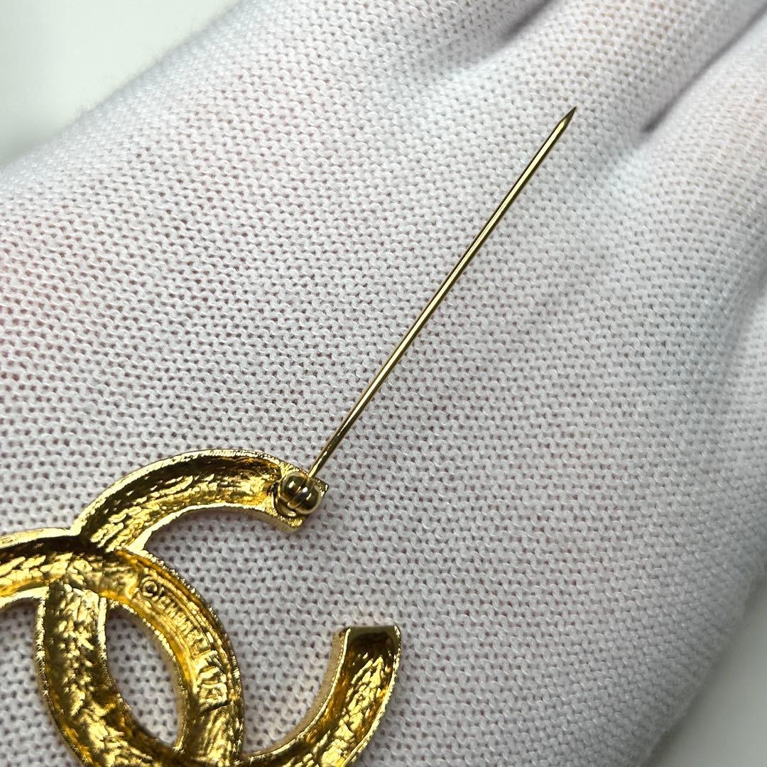 CHANEL シャネル ココマーク ラインストーン ヴィンテージ ブローチ