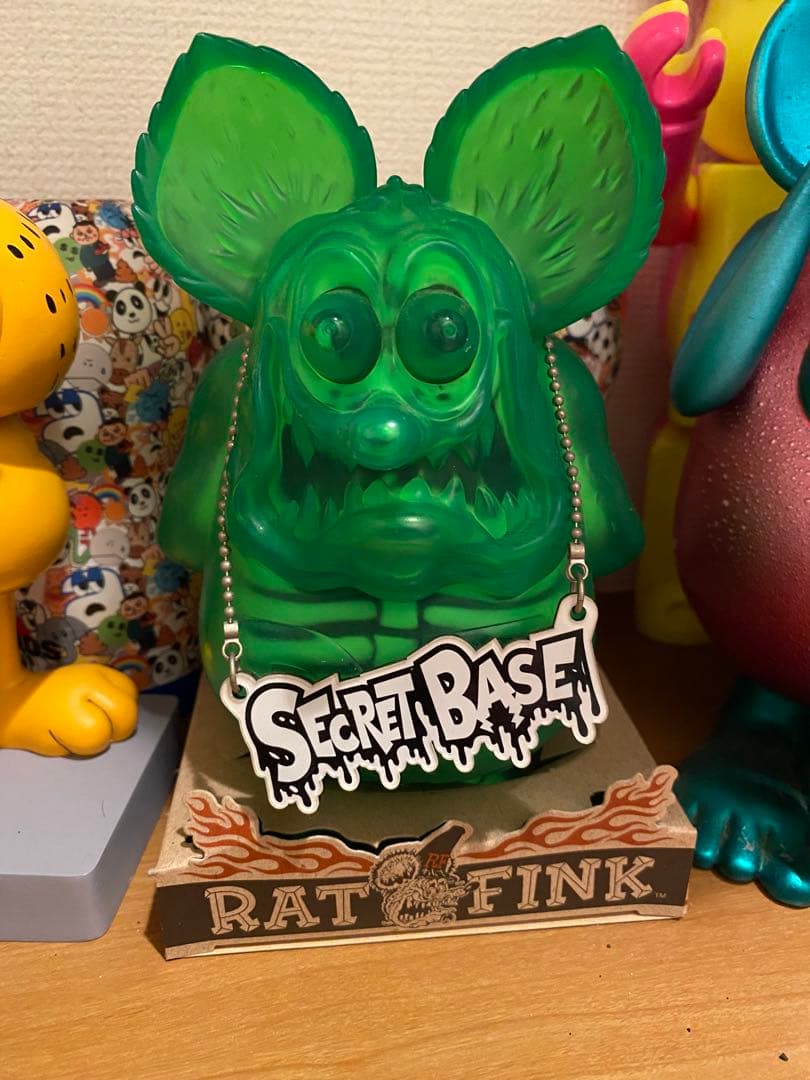 SECRET BASE RAT FINK グリーン フィギュア