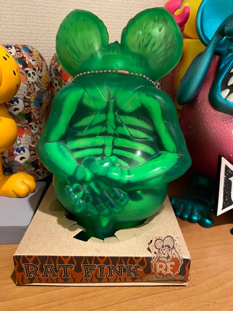 SECRET BASE RAT FINK グリーン フィギュア