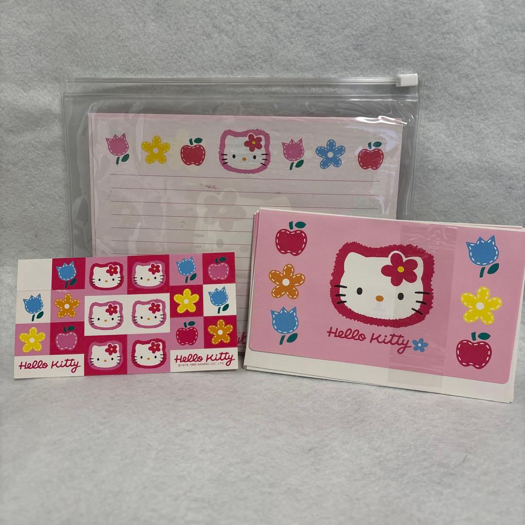 ハローキティ　キティちゃん　グッズ　レターセット　シール　メモ帳　平成　レトロ