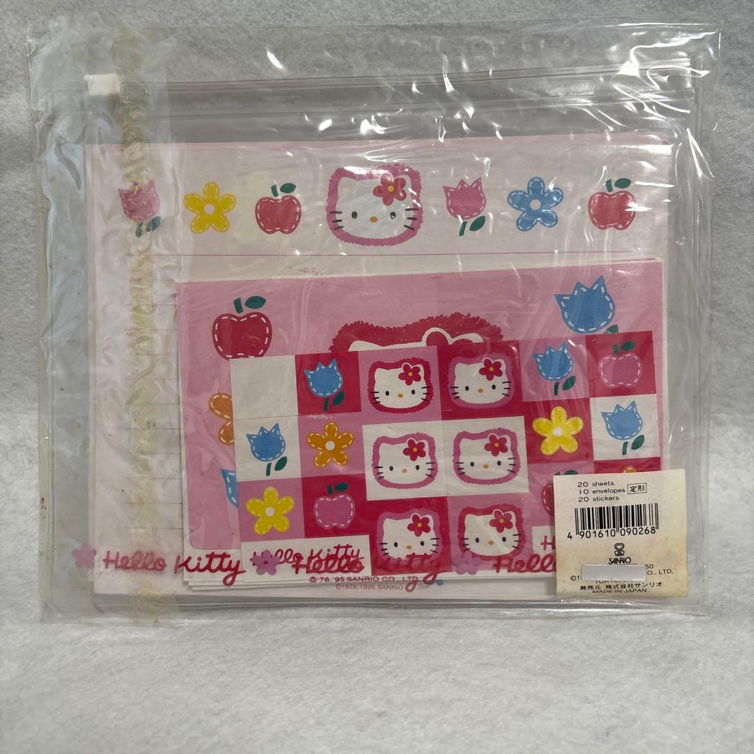 ハローキティ　キティちゃん　グッズ　レターセット　シール　メモ帳　平成　レトロ