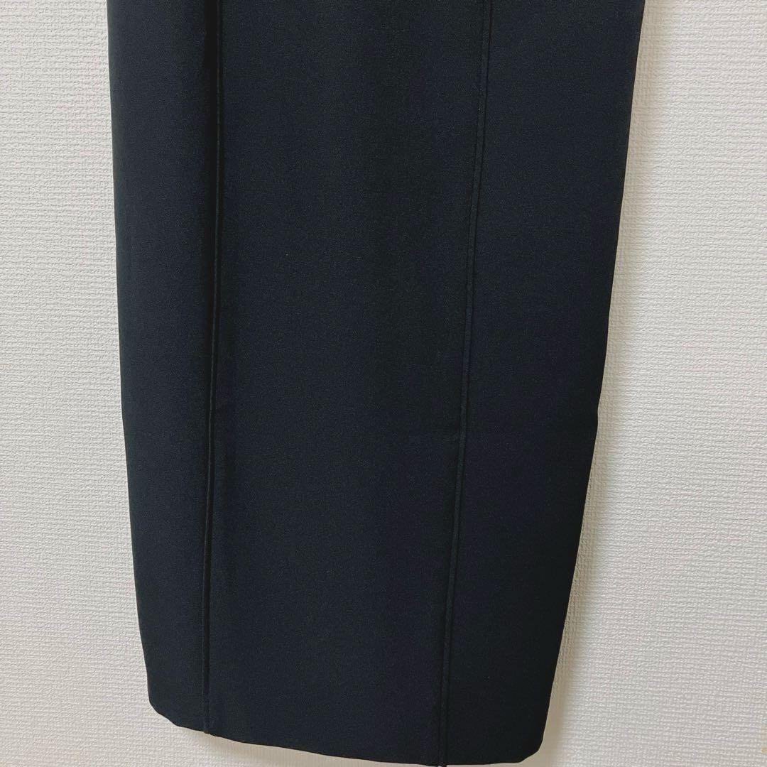 人気　ニアナ　フリンジグリッターノットドレス　パーティ　オケージョン　ブラック