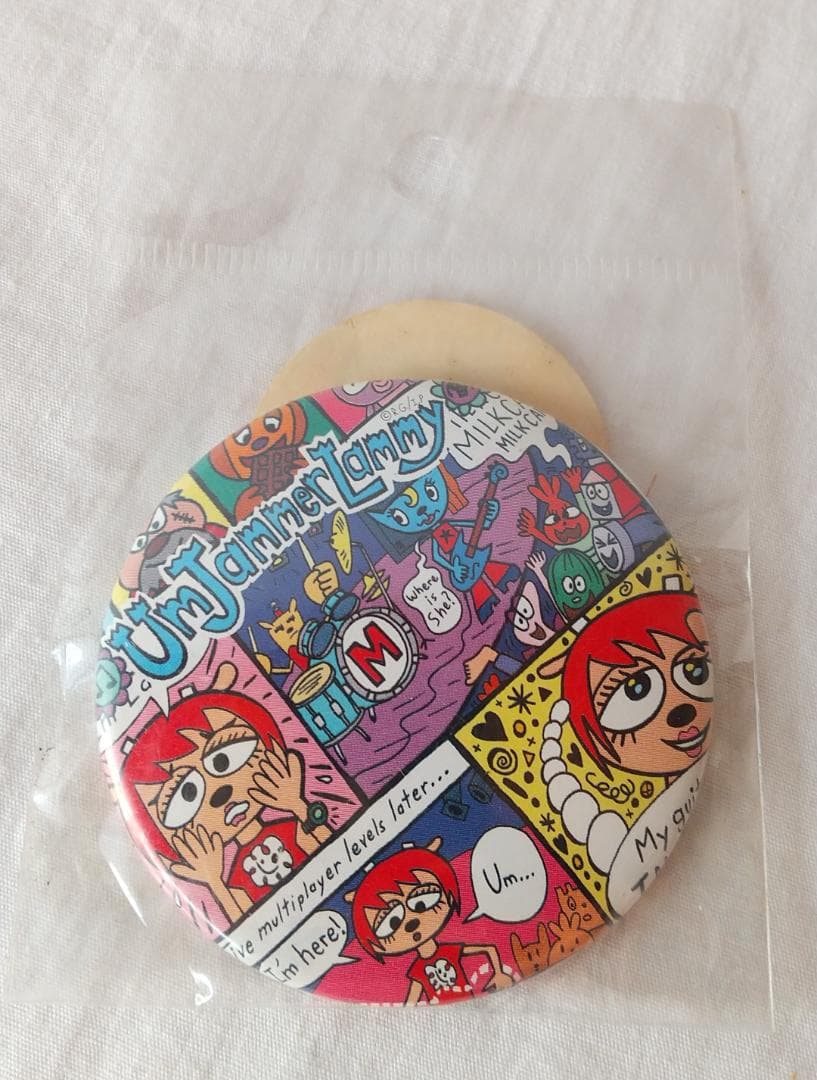 パラッパラッパー　バッジ　メモ　ウンジャマラミー　パフィー