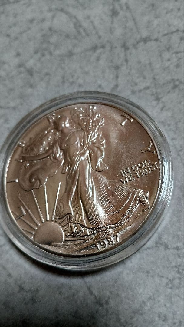 ラ*ム様 イーグル銀貨ウォーキングリバティ1オンス銀貨