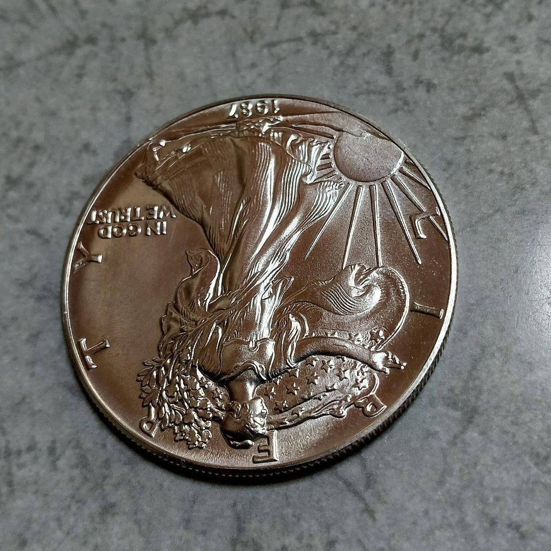 ラ*ム様 イーグル銀貨ウォーキングリバティ1オンス銀貨