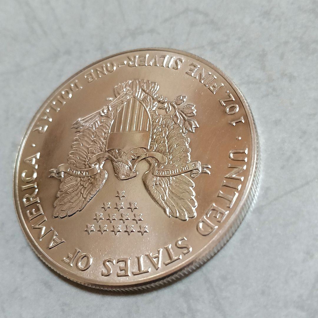 ラ*ム様 イーグル銀貨ウォーキングリバティ1オンス銀貨