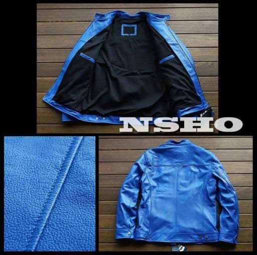 これ以上の値下不可！L【新品】18万円 最高級牛革カウハイド 美ブルーイタリアン