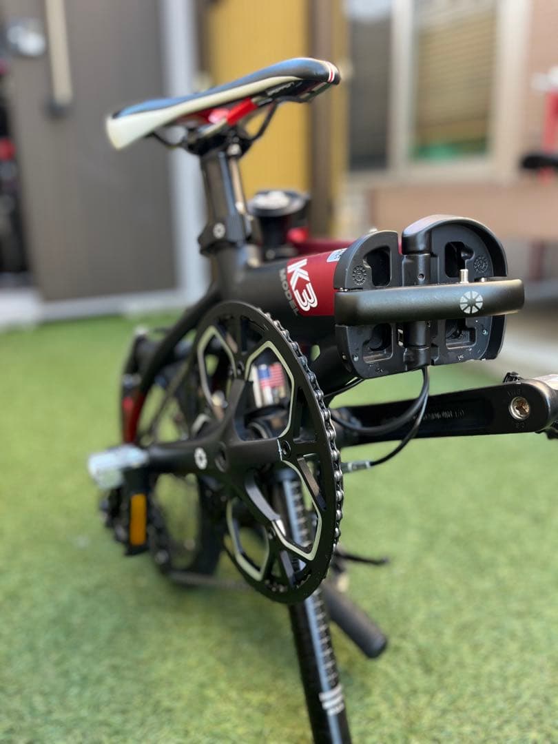 DAHON K3 折りたたみ自転車 赤・黒