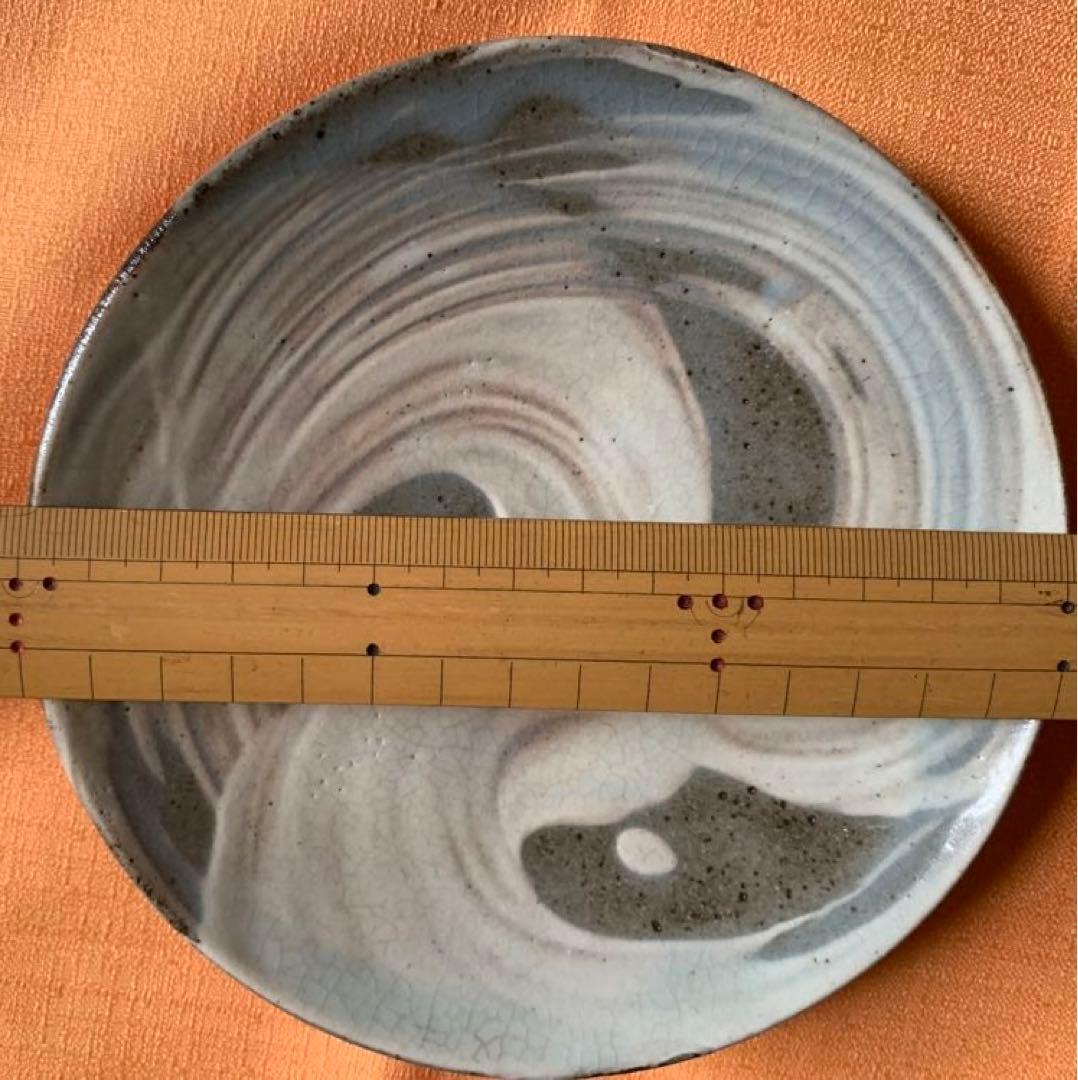 希少　島岡達三窯　刷毛目皿　5寸皿　銘々皿　6枚　在銘