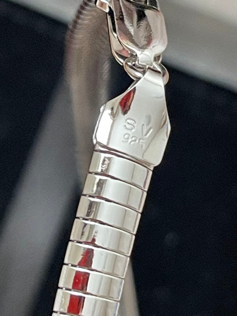 創作工房　KENZO チョーカー silver 黒真珠 花モチーフ13mm