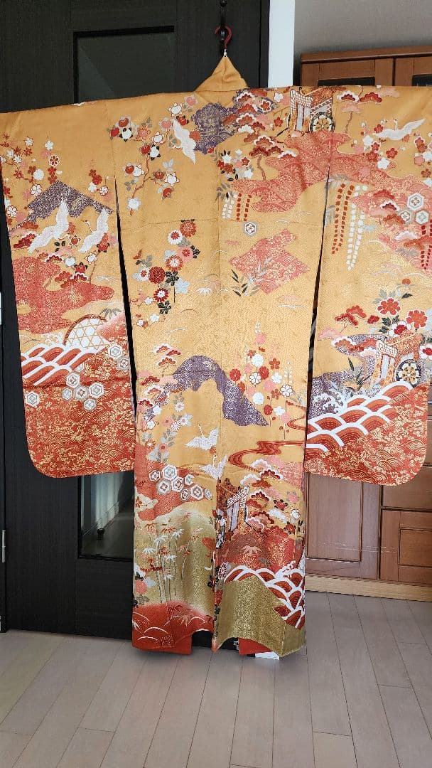 振袖　身丈168cm裄68cm袋帯　長襦袢セット