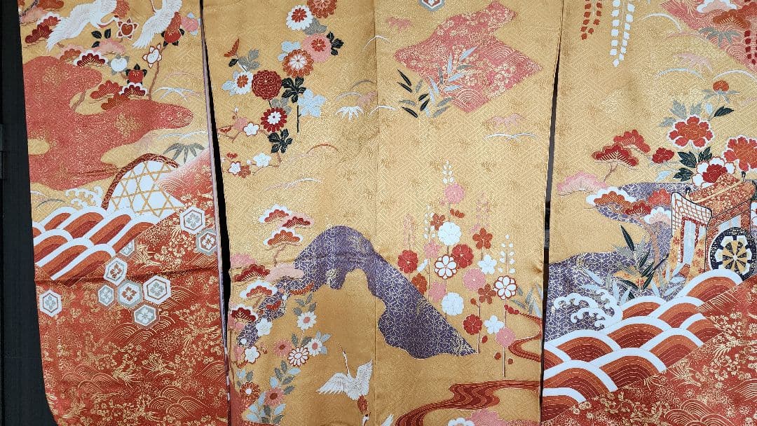 振袖　身丈168cm裄68cm袋帯　長襦袢セット