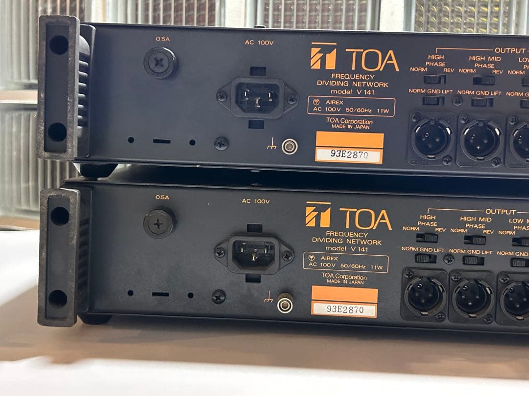 【ジャンク扱】TOA/V 141（検索用）チャンデバ/デバイダー/クロスオーバー