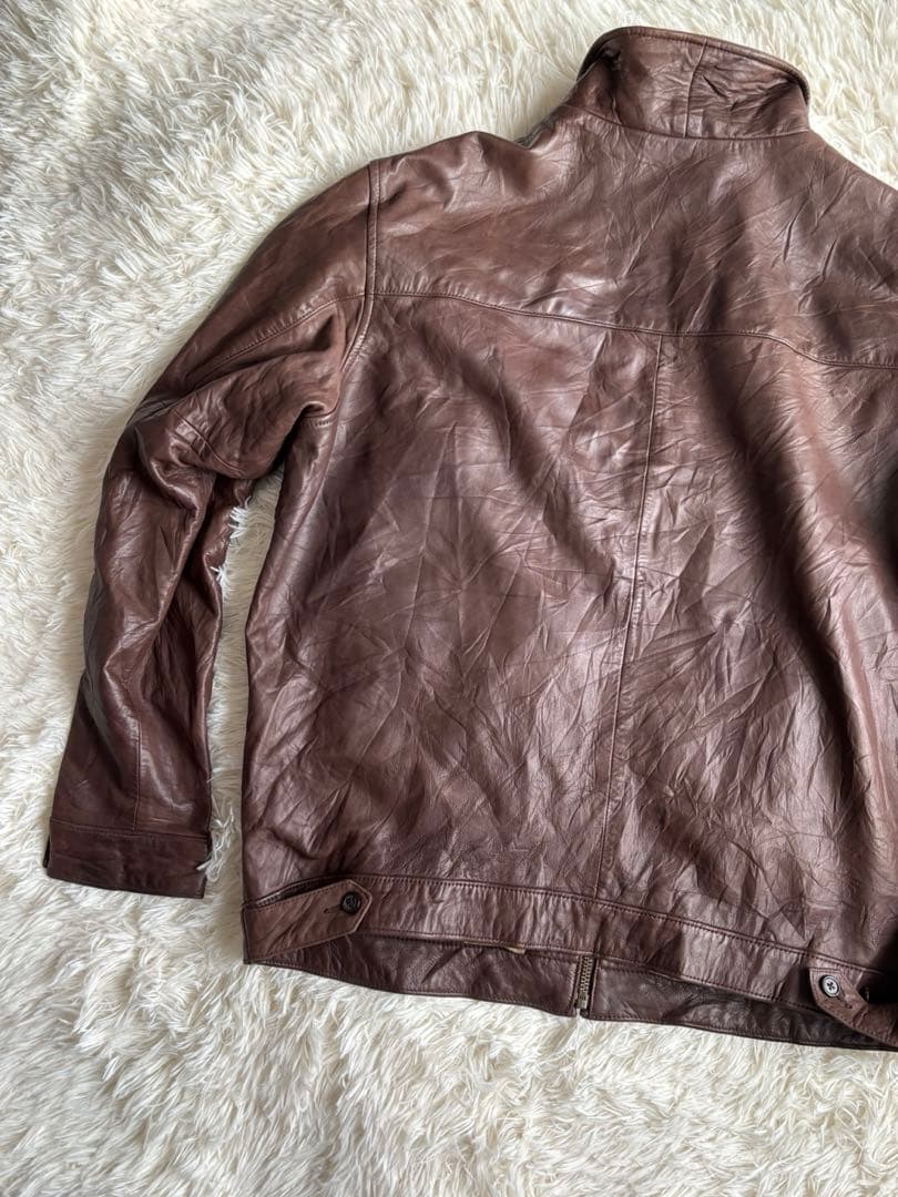 ラルフローレン　スイングトップ　レザージャケット　リアルレザー