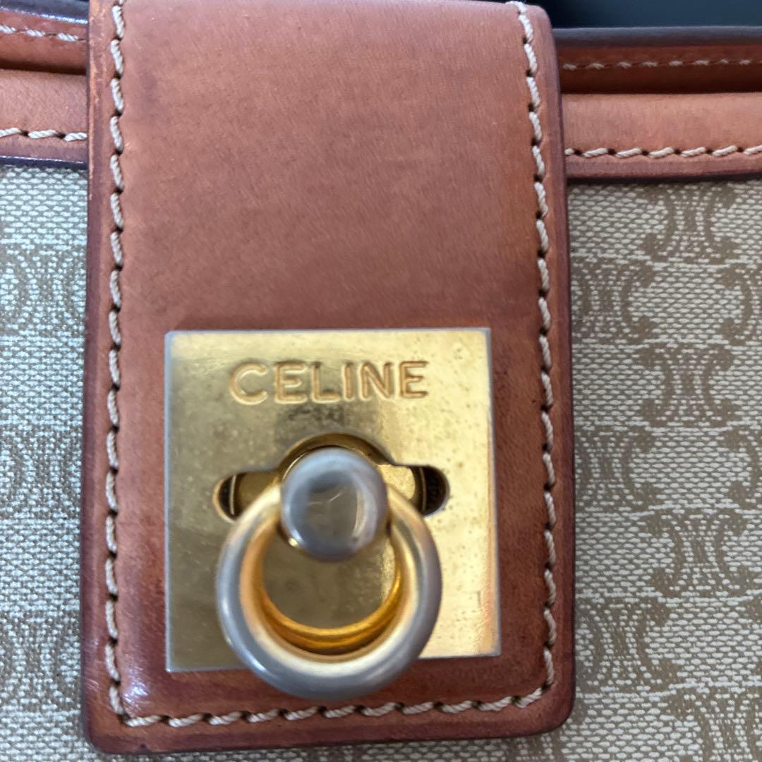 CELINE ショルダーバッグ ベージュ/ブラウン