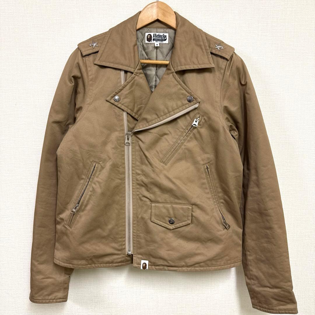 アベイシングエイプ ダブルライダースジャケット M