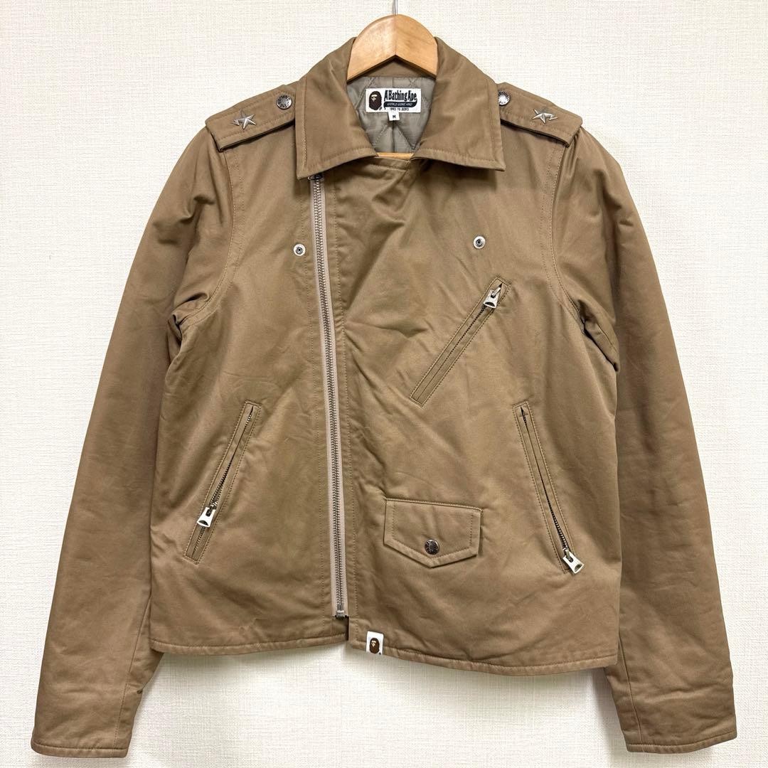 アベイシングエイプ ダブルライダースジャケット M