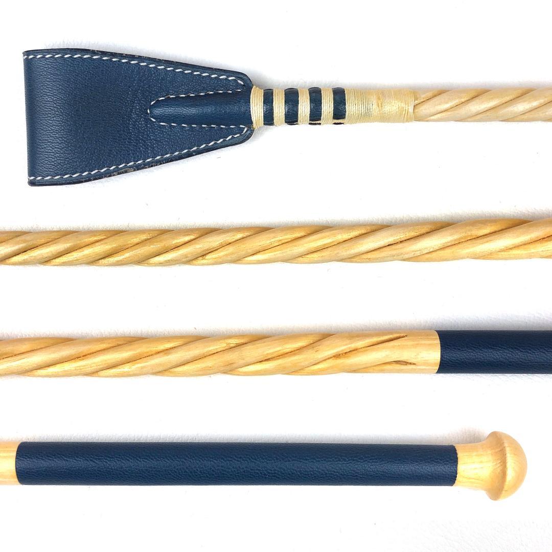 【美品・箱・保管袋付】エルメス／クラヴァッシュ 70 鞭 ウッド＆ヴォーエプソン