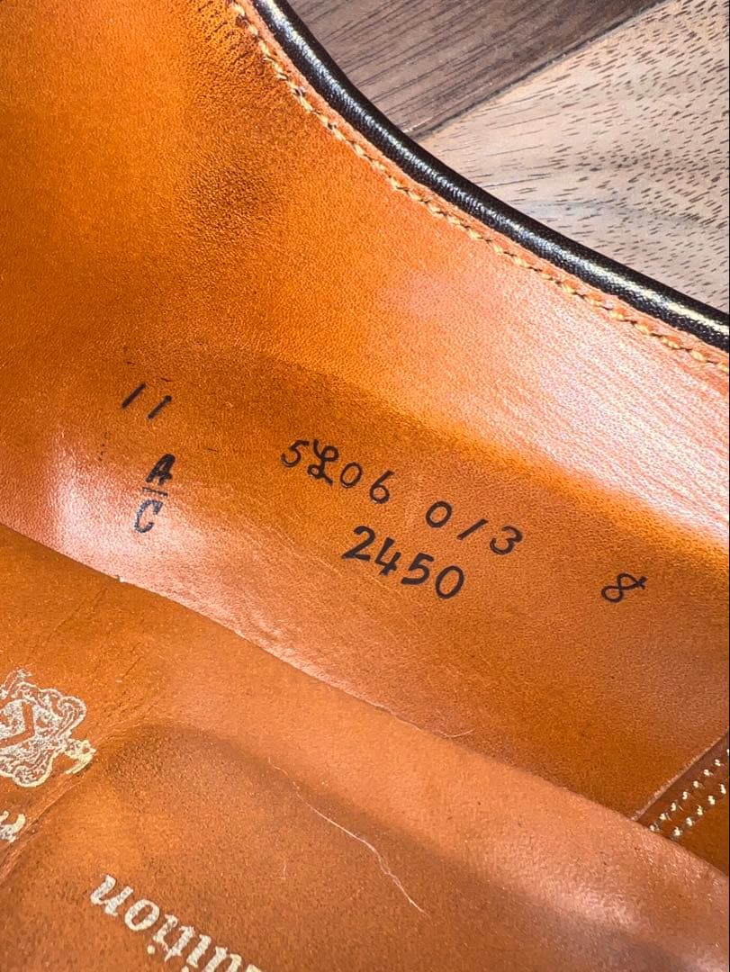 美品 Aldenオールデン コードバン Limited US11 赤茶2450