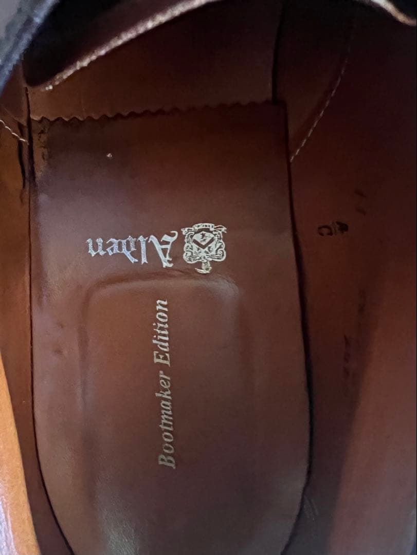 美品 Aldenオールデン コードバン Limited US11 赤茶2450